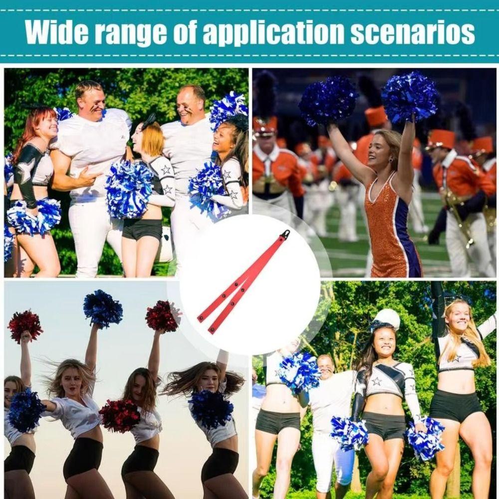 Durable Hanger Cheer Pom Lanyard Bag Organizer PomPom Carrier Cheerleader Poms Holder Team Sports