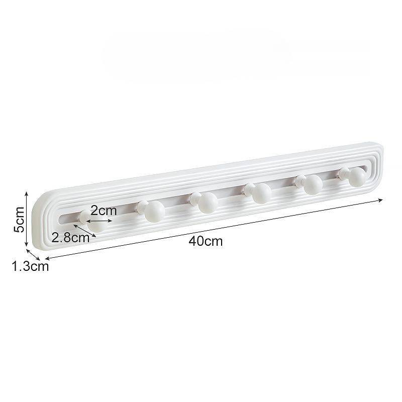 Sliding Freely Adjustable Non-marking Hooks Entrance Door Back Living Room Multi-purpose Hooks Household Multifunctional Hooks