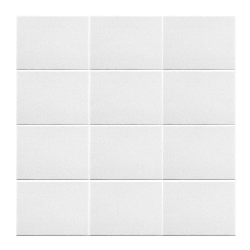 Set of 12 Acoustics Foam Wall Tiles Rectangular Foam Panel Polyester Fiber Wall Panels for Quiet Study Spaces Libraries