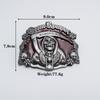 Men's Trendy Red Retro Skull Punk Belt Buckle