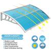 120x75cm Awning Door & Window Awning for Outdoor Entrance Patio Sunshade Durable Door Canopy