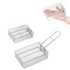 Fry Basket with Foldable Detachable Handle Multifunctional Stainless Steel Fine Mesh Frying Basket for Frying Food Draining Oil Water