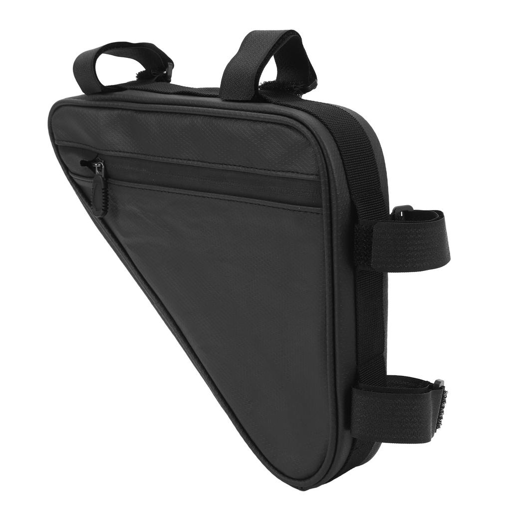 Bike Triangle Bag Waterproof Zipper Reflective Design Bicycle Frame Storage Pouch Bag For Mountain