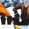 Heating Gloves Touchscreen USB Electric Mittens Heated Gloves For Women For Men Women Kids Camping Football Motorcycle Work