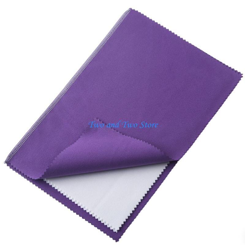 HX6F Professional Multilayer Silver Polishing Rag Silver Restoration Fabric for Delicate Necklace Ring and Other Fine Jewelry