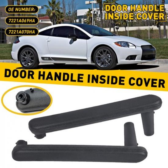 Interior Front NEW L+R Door Pull Fits Handle For 2006-2012 Mitsubishi Eclipse