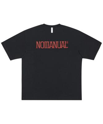 Nomaenyueol Two Face Logo T-Shirt - Black