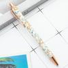Cute Cartoon Press Metal Pen Creative Ballpoint Pens Portable Heart Flower Pens  Office Supplies