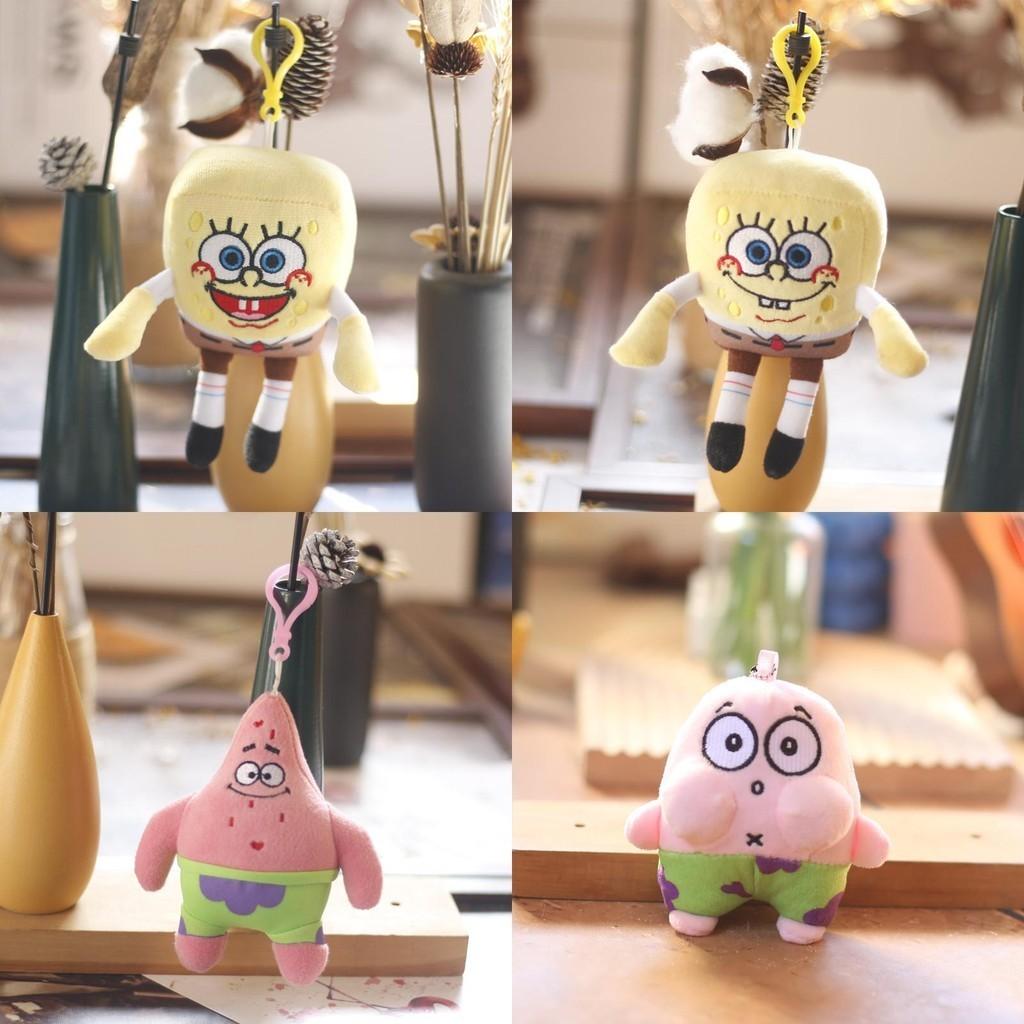Adorable Spongebob Keychain Plush Toy Cute Patrick Bag Charm For Kids And Adults