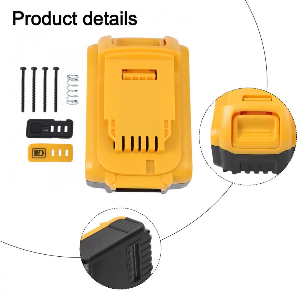 1pc DCB200 Battery Plastic Case PCB Protection / Circuit Board For 18V 20V /new