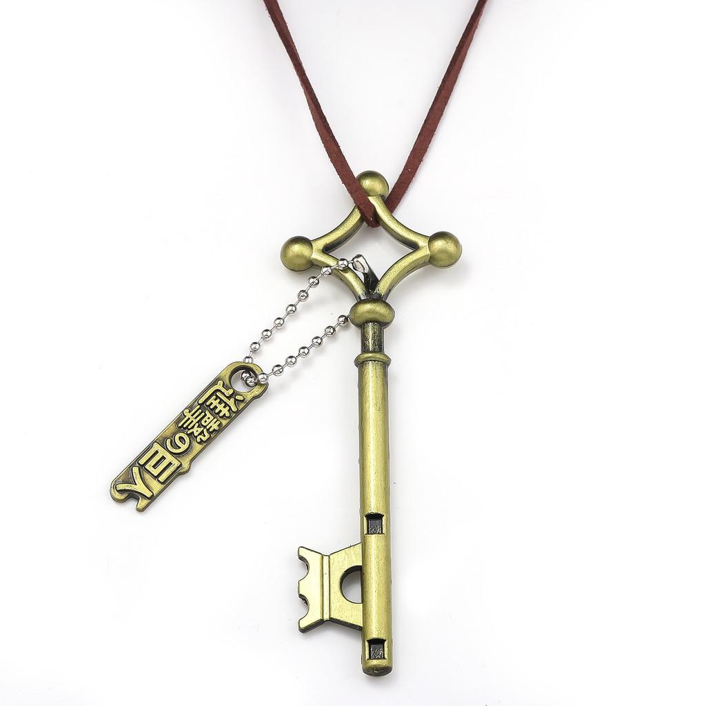 Attack Titan On Eren Underground Key Necklace With Alloy Pendant Cosplay For