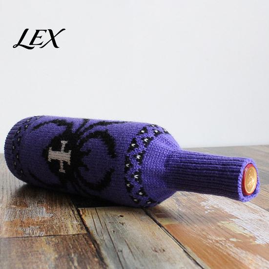 Spooky Party Table Decorations Halloween Wine Bottle Sweater, Reusable Knitted Champagne Cover, Pumpkin Skull Cover Spider Pattern Sleeve Decoration