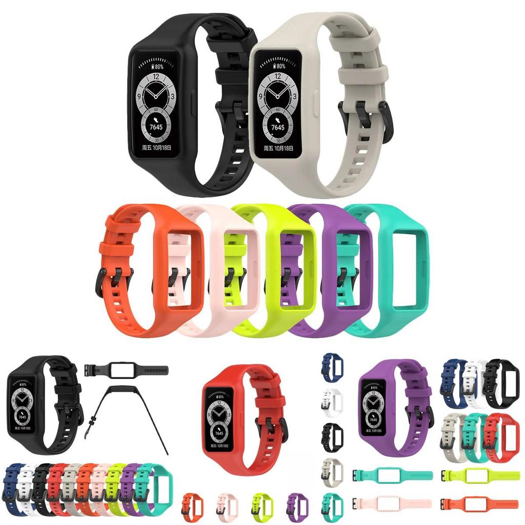 Silikon-Sportarmband mit Vollabdeckung für Huawei Honor Band 6 Stilvoll und Langlebig!