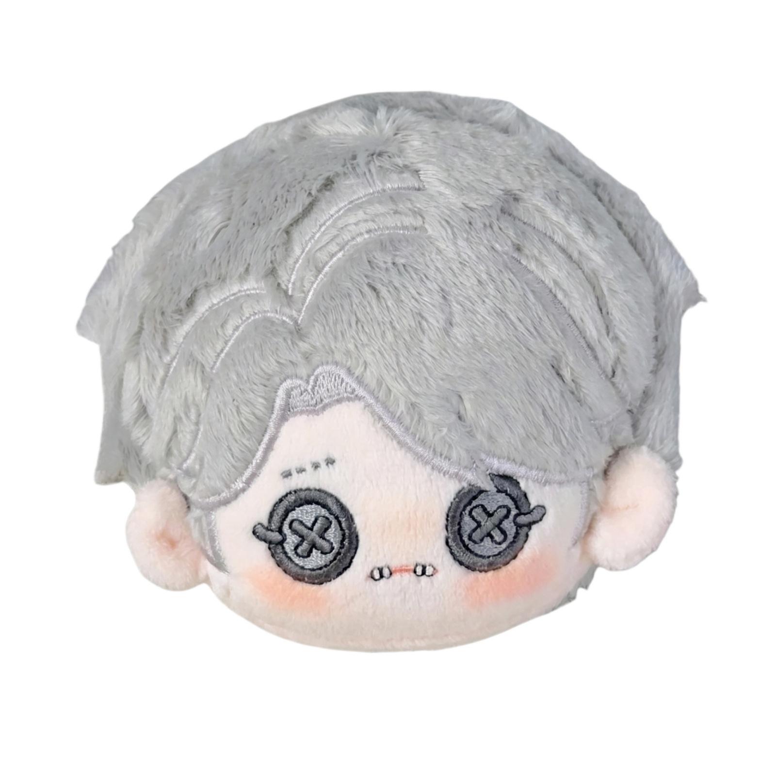 

Plush Stuffed Toy Keychain Soft Fabric Small Doll with Embroidered Eyes and Hair Design Suitable for Bags Backpacks and Decoration One Size