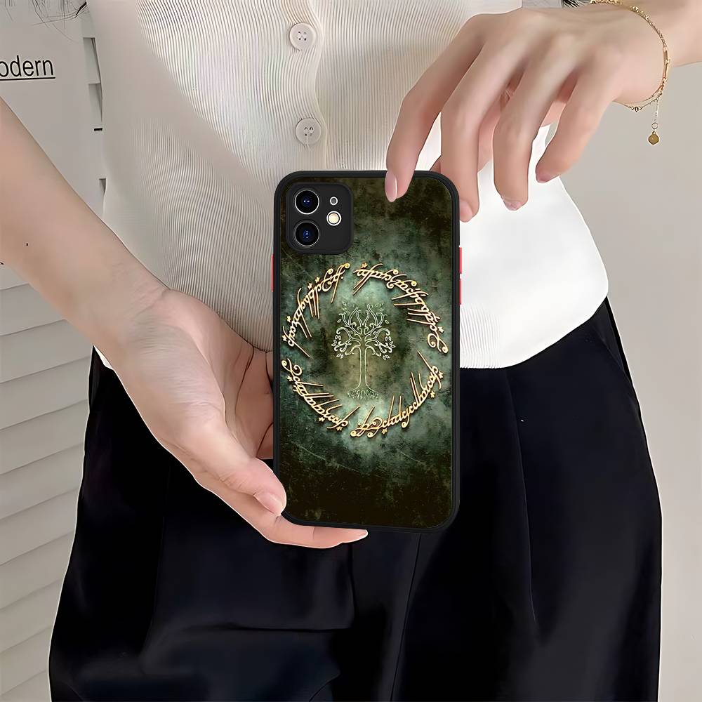 The Lord Of The R-Rings Phone Case For IPhone 16e 16 15 14 13 12 11 Pro Max X XS MAX Plus Spuerstar Matte Cover