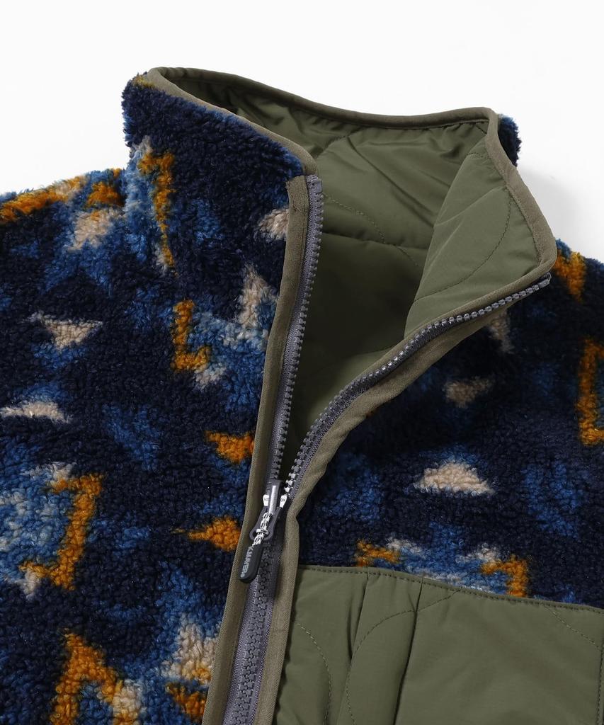 Cliff Mayer Quilted and Patterned Boa Olive Men's Jacket, Large,