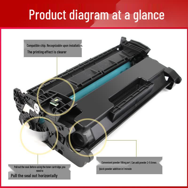 Compatible HP 76A CF276A Black Toner Cartridge