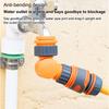 Gartenschlauchverbinder, 1/2 Zoll Wasserhahnadapter, Kunststoff Schnellkupplung Klickverschluss für Bewässerung