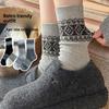Female Autumn and Winter Fashion New Anti Pilling in The Tube Pile Socks
