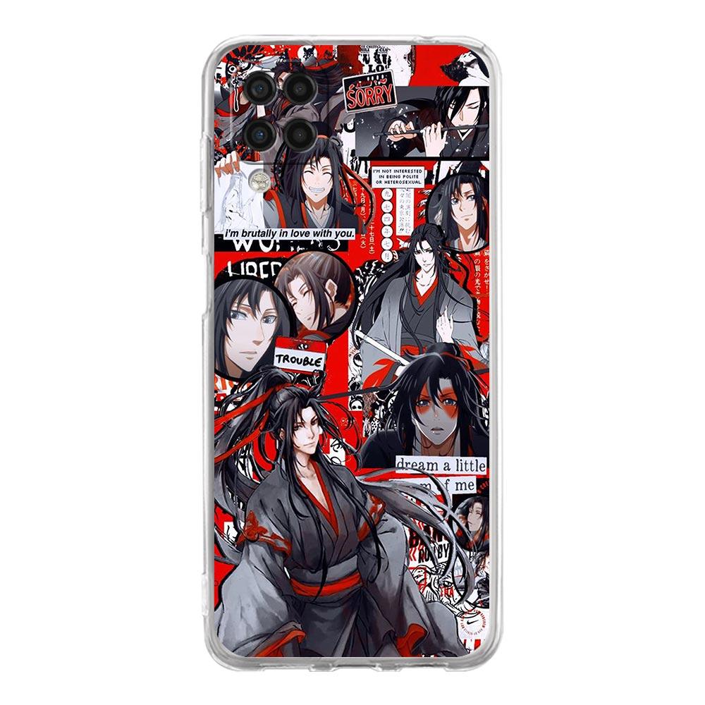 Clear Phone Case for Samsung Galaxy A13 A51 A71 A21S A12 A11 A31 A52 A41 A23 A53 A73 A32 5G A03S Soft Cover Anime Mo Dao Zu Shi