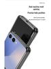 Samsung Z Flip7 Transparent Electroplated Protective Phone Case for Galaxy Z Flip 3/4/5/6