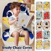 Kinder Schreibtischstuhlbezug Elastisch Einzel / Doppel Rücken Kinder Studenten Schreiben Drehbarer Liftstuhl Schoner Stuhllehnenbezug