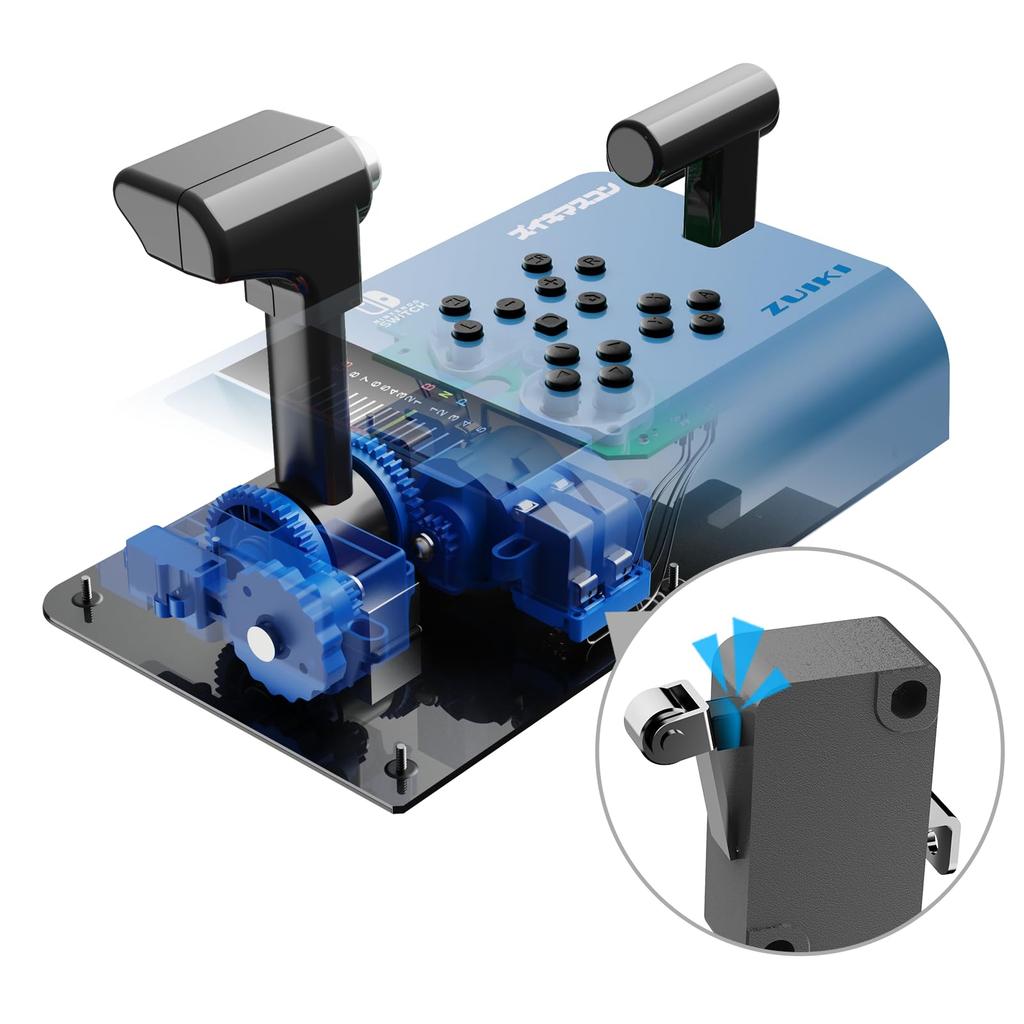 Licencovaný ovladač Train Go Mascon pro Nintendo Switch [produkt Nintendo] „Zuiki Switch“ [kompatibilní s Nintendo]