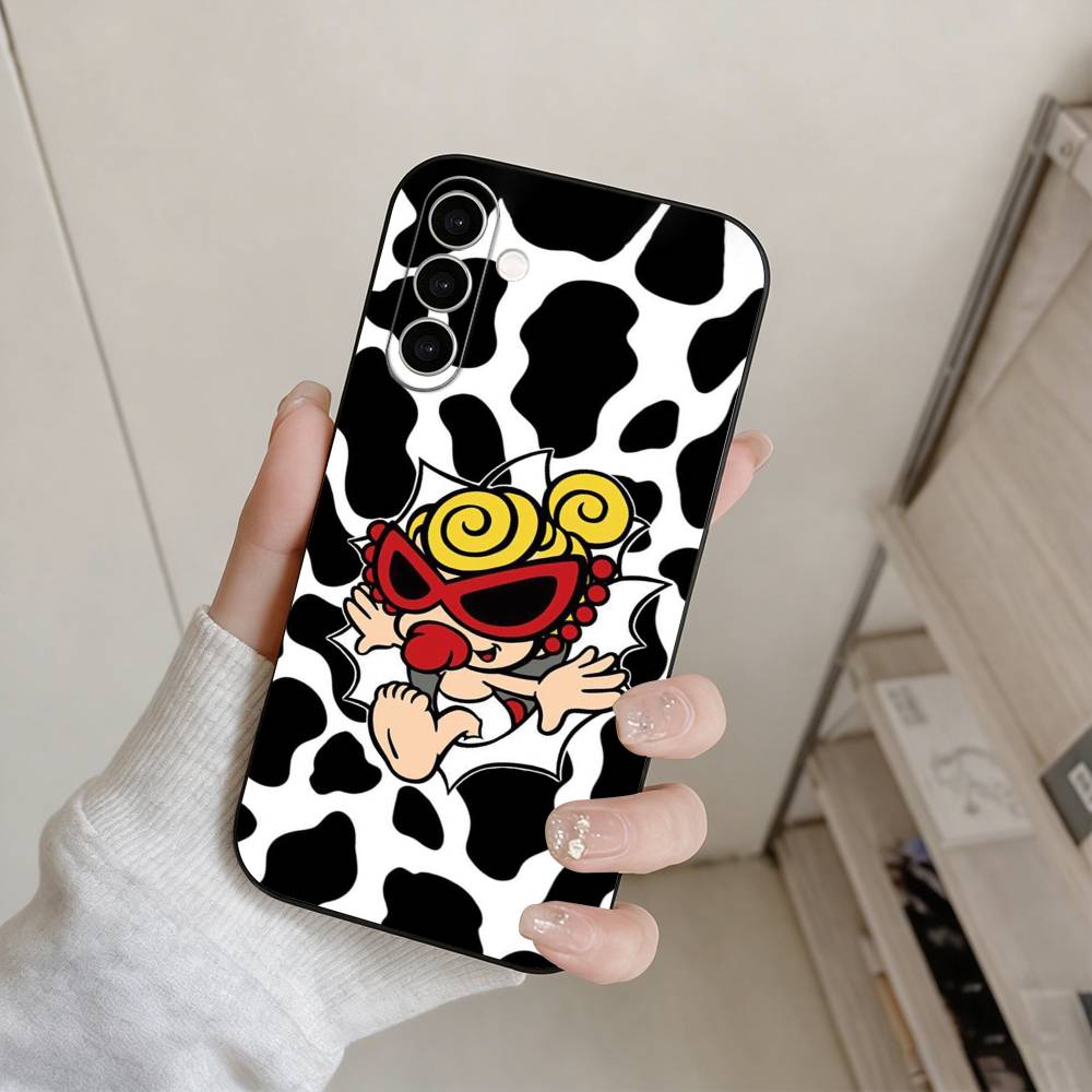 

H-Hysteric COLORFUL M-Mini Phone Case For Samsung Galaxy A73,A72,A71,A70,A53,A52,A51,Others Soft Black Cover Samsung a11