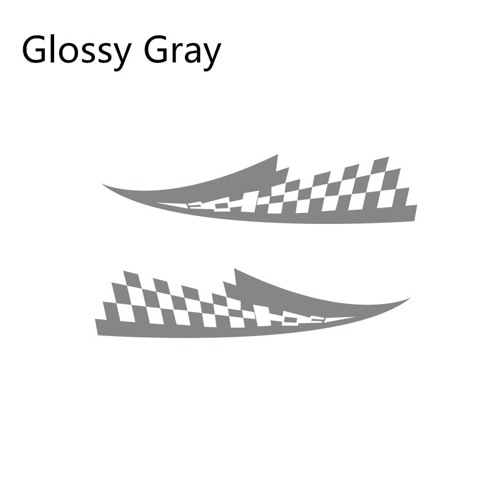 2Pcs Car Hood Over Stickers Vinyl Film Auto Racing Sports Styling DIY Decals Automobiles Car Accessories Auto Tuning Decoration