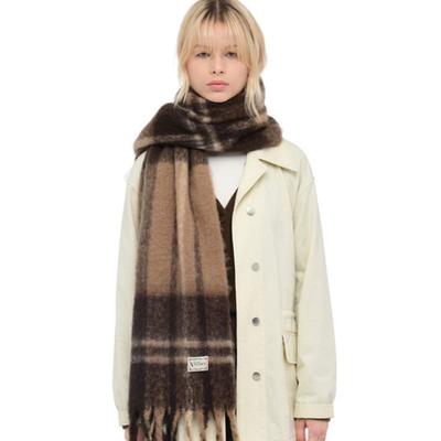 Velsey Bold Check Muffler [1930 BROWN]