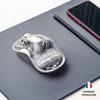 Souris - 2x Bluetooth + récepteur USB 2,4 GHz - MOBILITY LAB - PHANTOM - Blanc et transparent