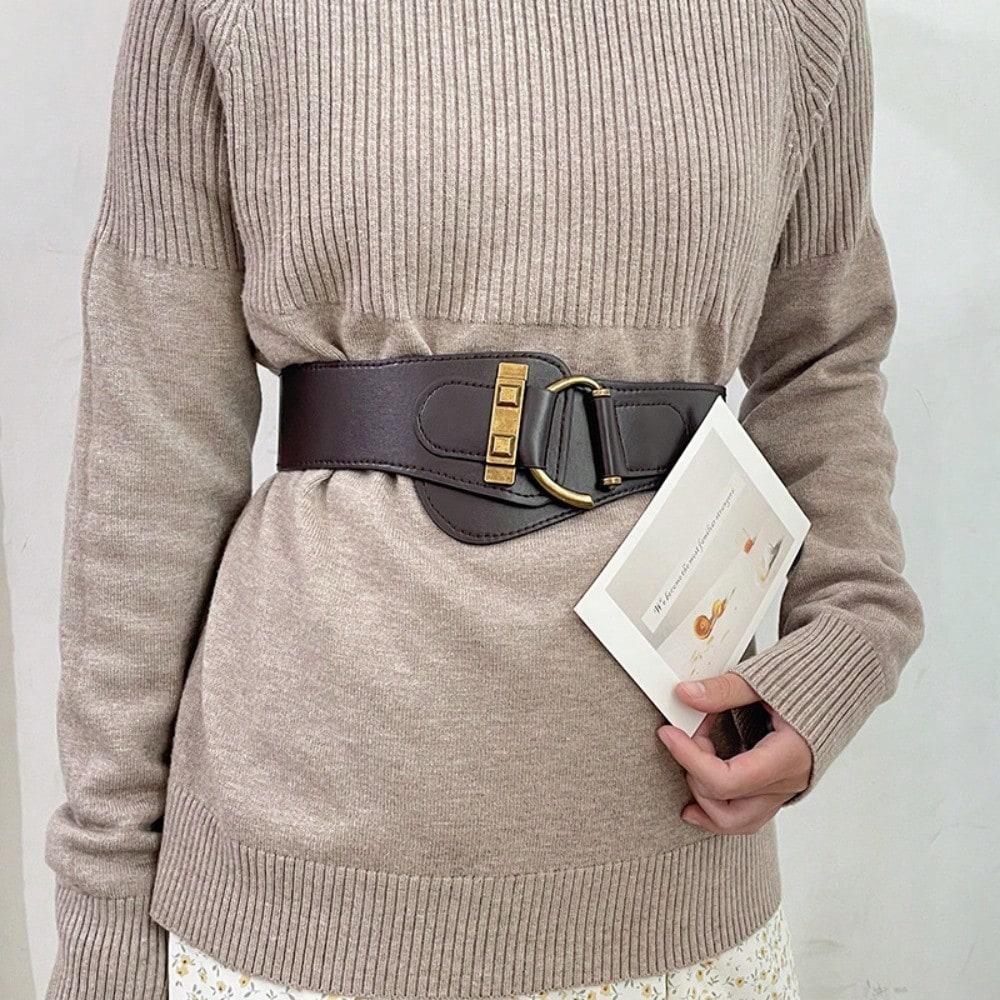 Elastic Waist Seal, Women's Decoration Wide And Simple Waist Decoration, Versatile Belt With Dress, Coat, Waist