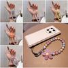 Phone Accessory Cord Boho Ornament Handmade Hanging Chains Bead Lanyard Lanyard for Keys Mobile Phone Chain Cellphone Straps