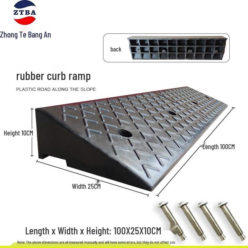 Rubber Step Ramp Mat 10cm