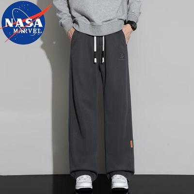 NASA MARVEL Men's Loose Straight Leg Casual Pants