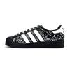 Originals Superstar 2 Kitten Tale Piele Rezistentă la Abraziune Pantofi de Skateboard Joasă Negru Alb pentru Bărbați JI0079(echipă-516-)