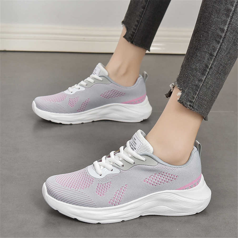 Fashion Net Knitting White Women Sport Shoes Casual Black Women Sneakers Black Women's Tennis Unique Maker Cheaper Top Comfort Sho