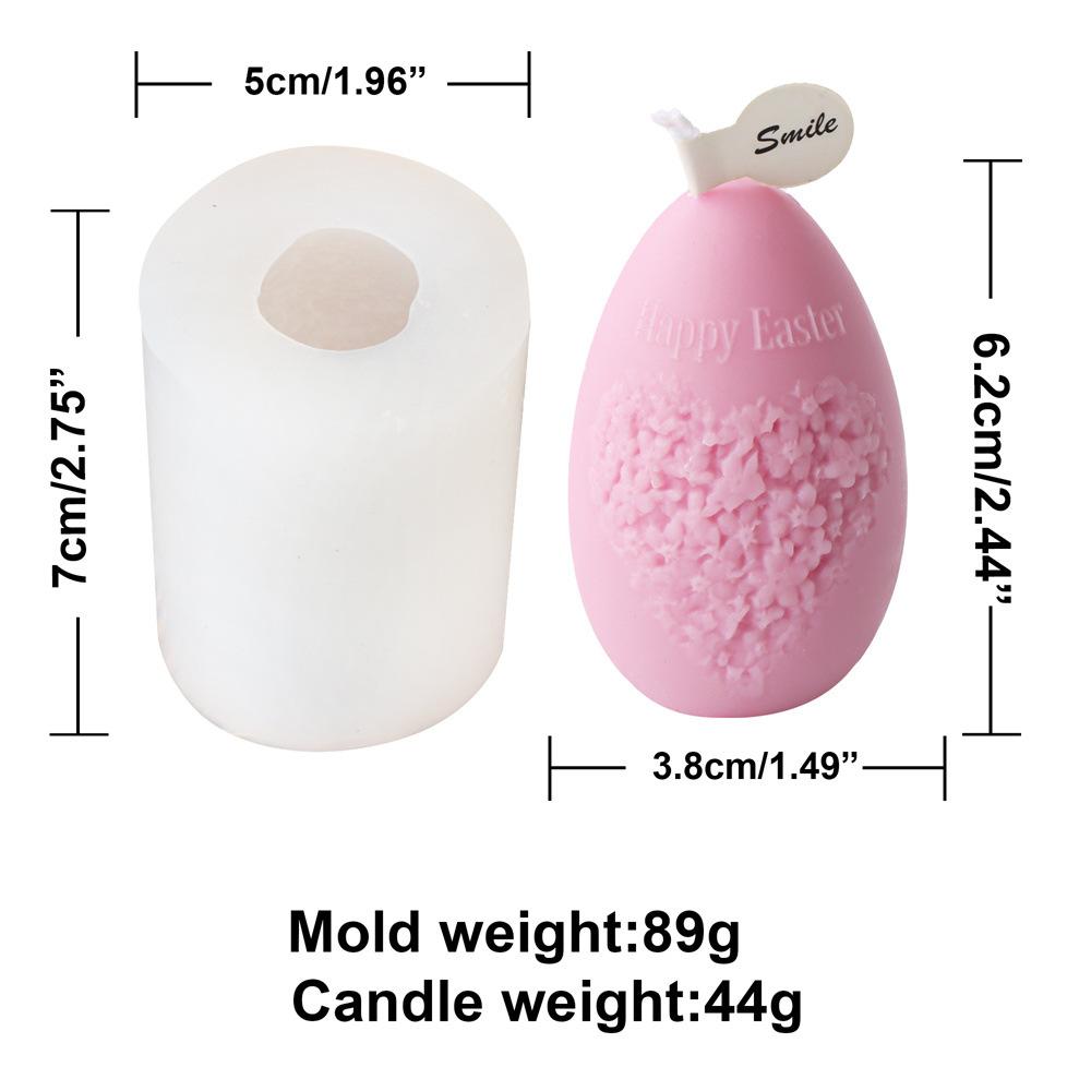 Graffiti Eggs Candle Making Kit Aromatherapy Easter Egg Candle Molds Easter Silicone Mould Embossed Aromatherapy Plaster