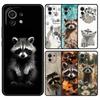 Phone Case For Xiaomi Mi 15 14 13 12 11 Lite 14T 13T 12T 11T Pro Poco X7 X6 X5 X3 Pro F6 F5 F4 Cover Raccoon