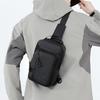 Men's Chest Bag Multifunctional Lightweight Large Capacity Commuting Nylon Outdoor Crossbody Bag