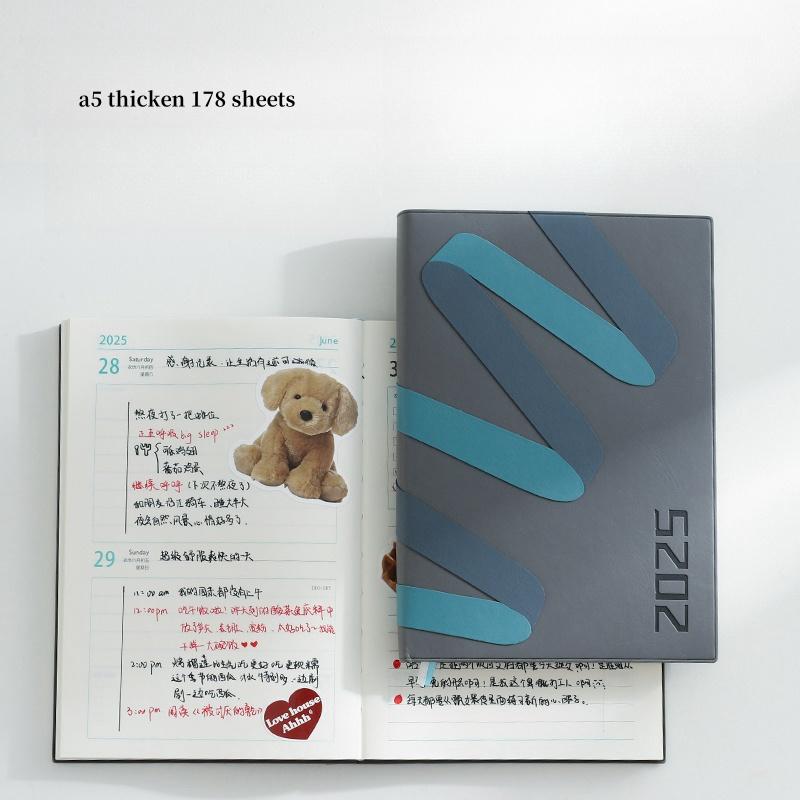 A5 Thicken 178 Sheets Daily Monthly Planner Organizer School Office 365 Days Time Management To Do List Plan Diary Journal Quality