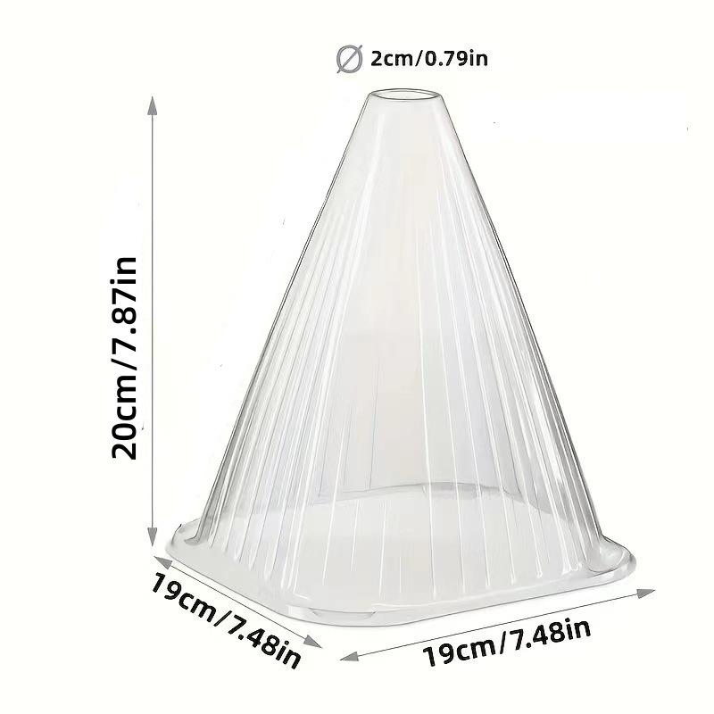 

10 шт. Бокс для выращивания, посадочная палатка, многоразовый квадратный, для использования, чехол-клош для растений для защиты растений от птиц, заморозков и повреждений улитками 10PCS