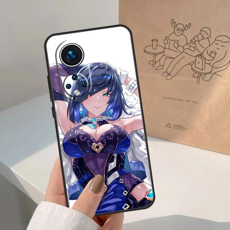 Genshin Impact Yelan For Honor Magic 8 Pro 7 6 5 Lite Case For Honor Win RT 200 400 50 70 90 X8b X9a X9b X9c X9d