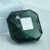 Natural Green Sapphire Loose Gemstone Square Cut 8.70 ct Earring September Birthday Birthstone