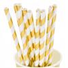 Decorative Paper Straws Disposable Tubes 10pcs For Drinks For Birthdays