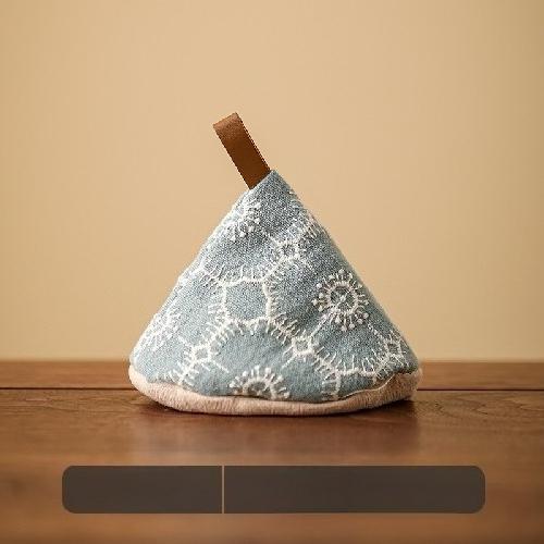 Japanese-style Triangle Pot Cap Enamel Pot Handle Cap Anti-scalding Pot Cap Pot Jacket Fabric Heat Insulation Gloves