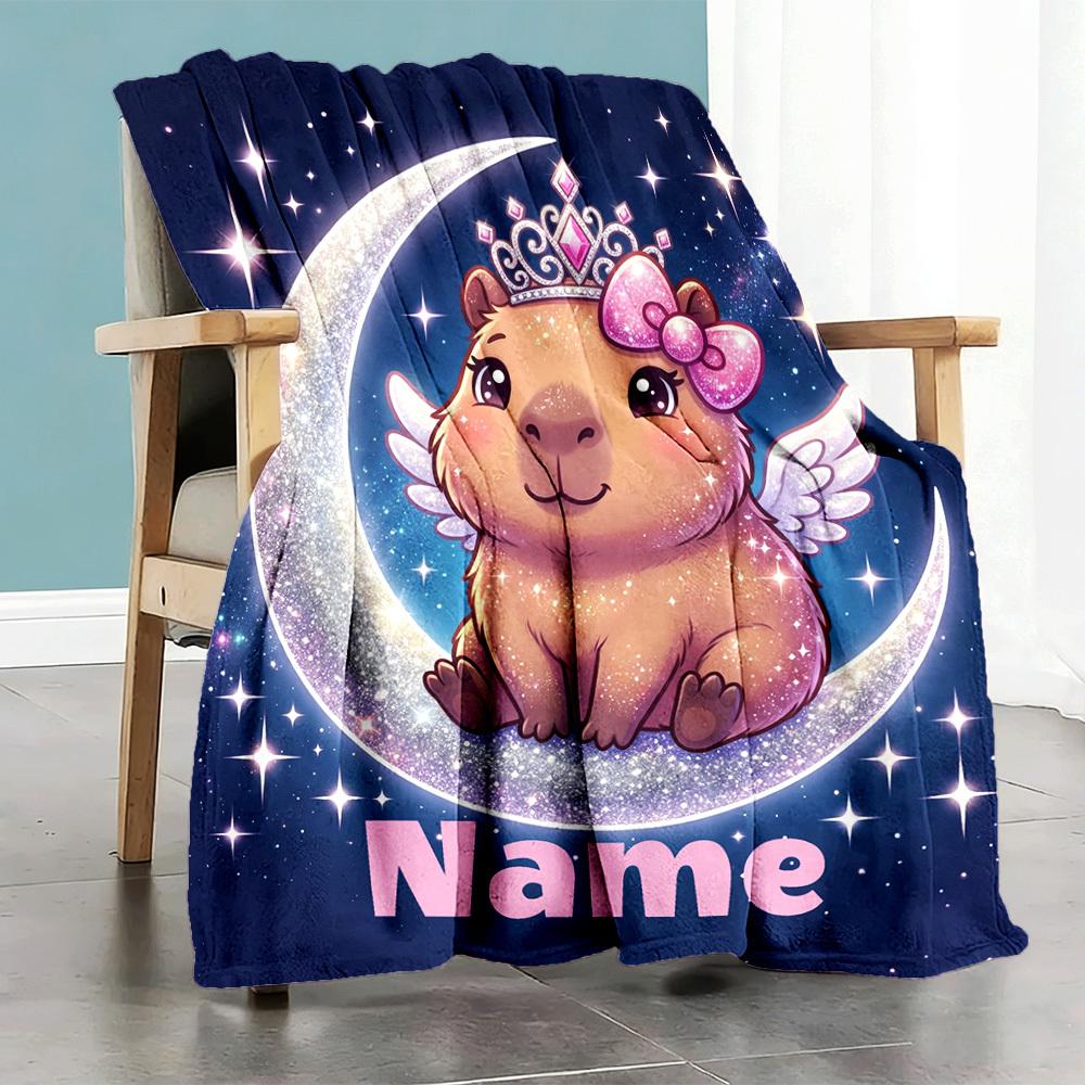 Customize Your Name Home Blankets Musical Harmony And Comfort Soft And Lightweight For All Seasons Perfect For Picnics Sofas Offices Beds Living Rooms