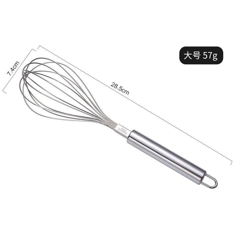Egg Whisk Stainless Steel Egg Whisk Kitchen Wire Balloon Whisk Milk Egg Mixing Mixer Tools