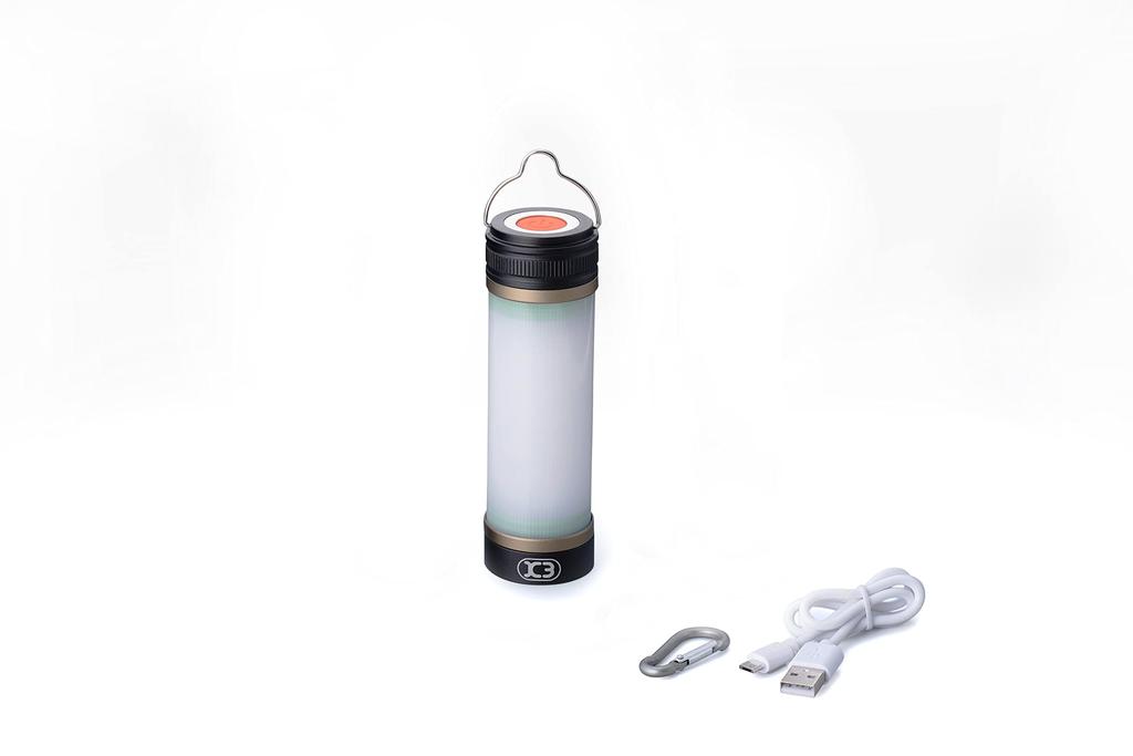 Kijima K3 Motorcycle Parts Multi-Touring Light LED Lamp with Lantern/Spot/Beam/Emergency Functions, 3000mAh, Color: Olive, ZK3-20008V