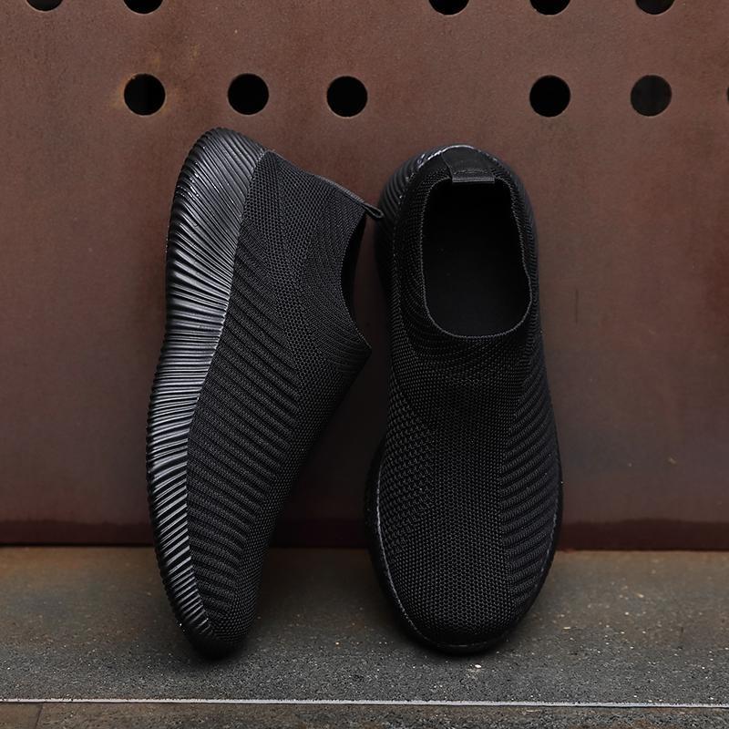 Women Sneakers Vulcanized Shoes Sock Sneakers Women Summer Slip On Flat Shoes Women Plus Size Loafers Walking Flat